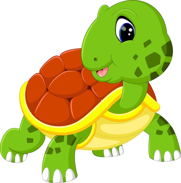 Premium Vector | Cute turtle cartoon