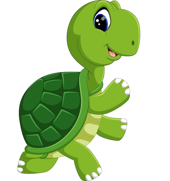 Download Premium Vector | Cute turtle cartoon