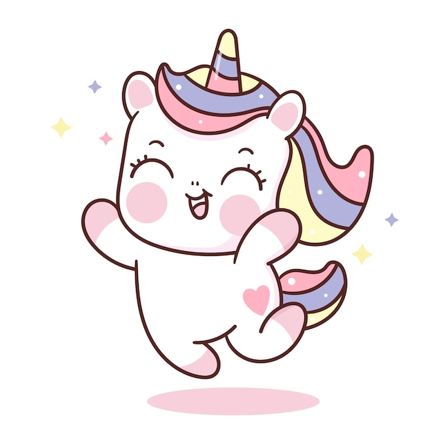 jumping animal unicorn