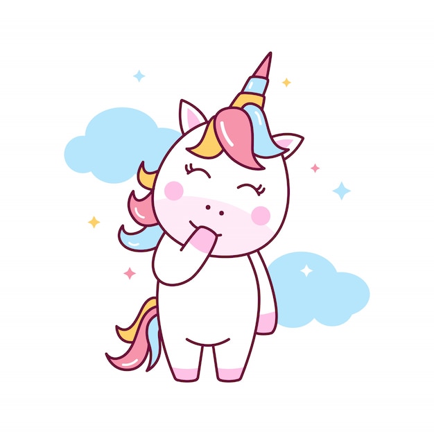 Premium Vector Cute Unicorn Illustration