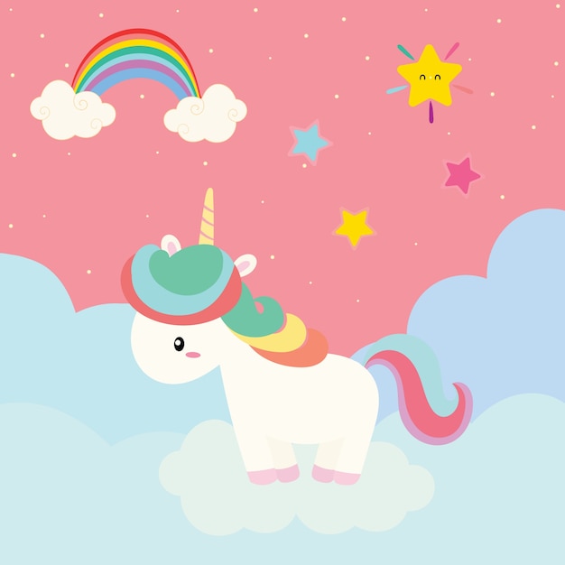 Premium Vector | Cute unicorn