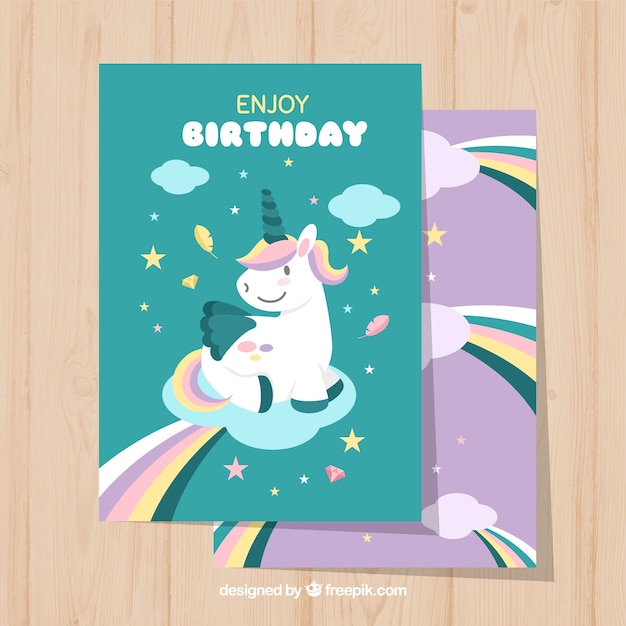 Free Free Unicorn Birthday Card Svg Free 407 SVG PNG EPS DXF File