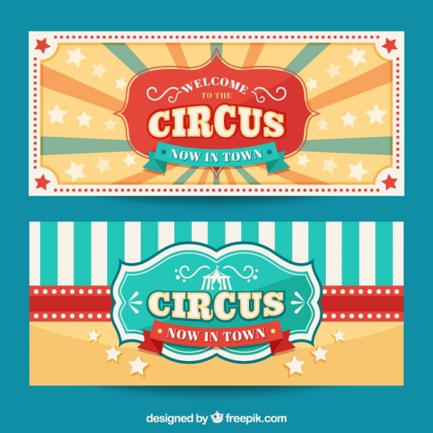Vintage Circus Banners 77