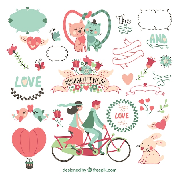 vector wedding clipart free download - photo #32