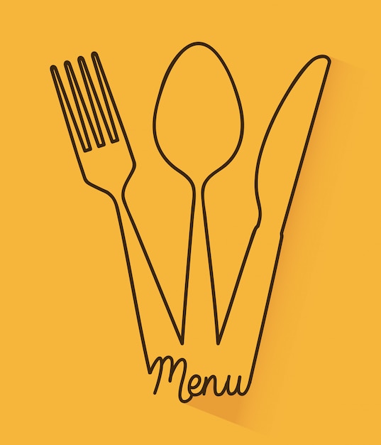 Cutlery design Vector | Premium Download
