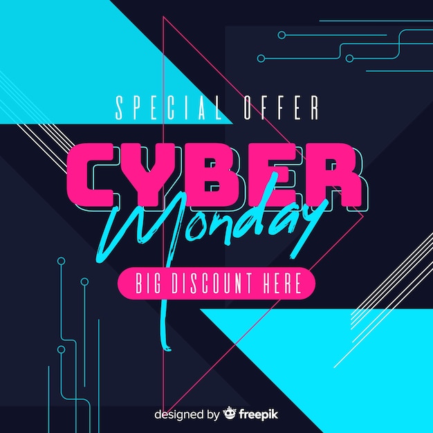 Cyber monday banner | Free Vector