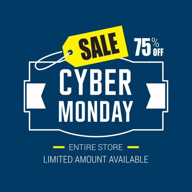 Free Vector | Cyber monday promotion