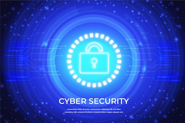 Cyber security concept | Free Vector