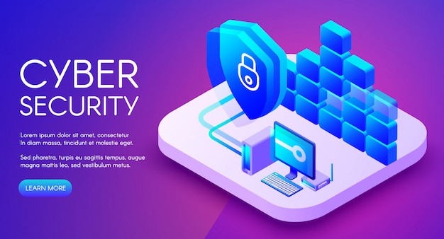 Cyber security technology illustration of
private network secure access and internet firewall