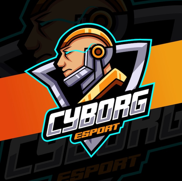 Download Free Cyborg Man Mascot Esport Logo Design Premium Vector Use our free logo maker to create a logo and build your brand. Put your logo on business cards, promotional products, or your website for brand visibility.