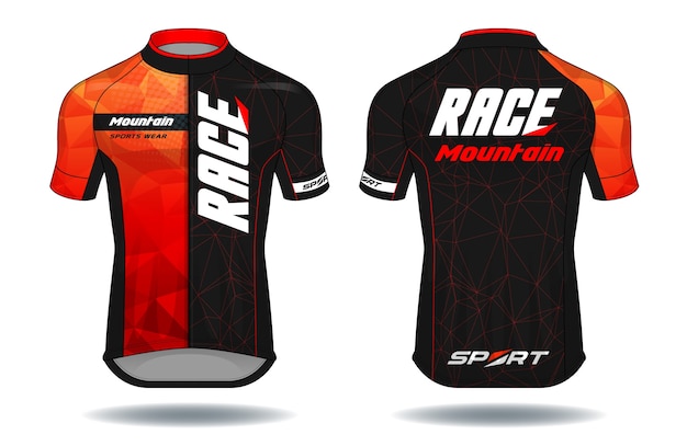 Download Cycle jersey.sport wear protection equipment vector ...