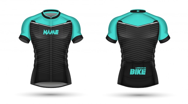  Cycling  jersey  template  Premium Vector 