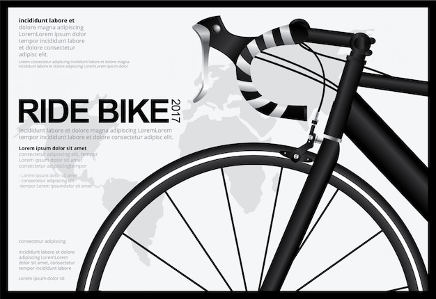 cycling poster design