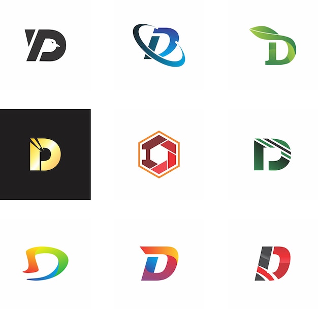Download Free D Letter Logo Design For Icon Premium Vector Use our free logo maker to create a logo and build your brand. Put your logo on business cards, promotional products, or your website for brand visibility.