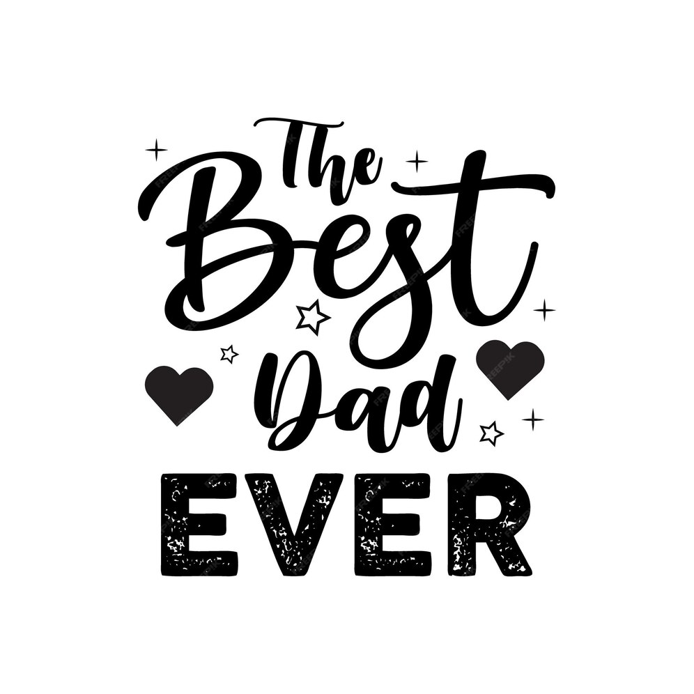 Premium Vector | Dad youre the best quotes fathers day lettering ...