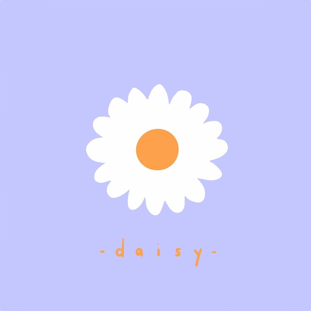 Premium Vector | Daisy flowers symbol social media post floral vector ...