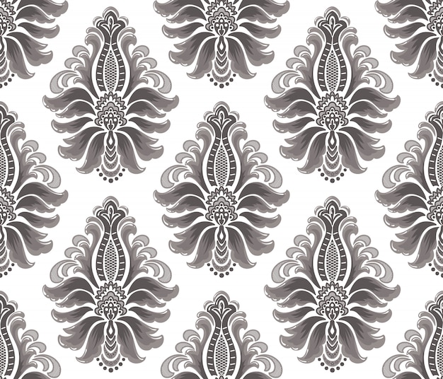 Download Damask seamless emboss pattern background. classical ...