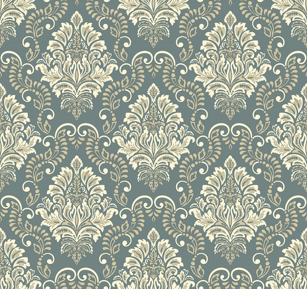 Free Vector | Damask seamless emboss pattern background. classical ...