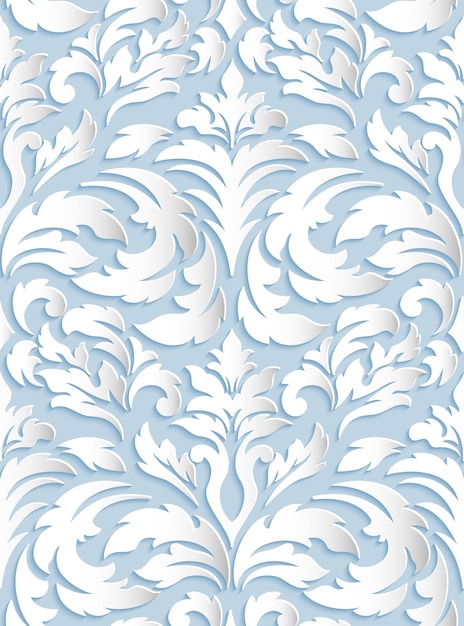 Damask seamless pattern Free Vector