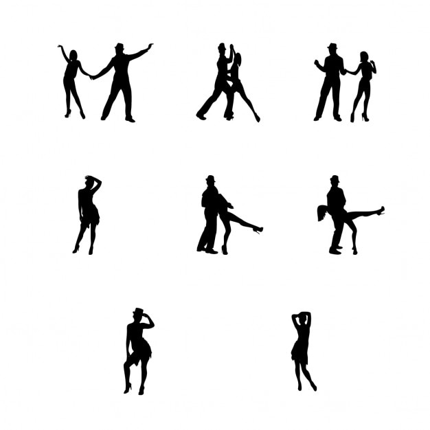Dancing silhouettes