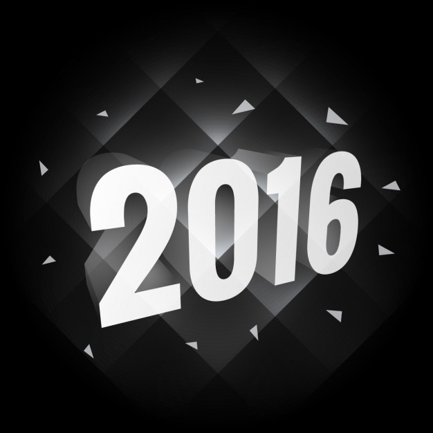 Dark 2016 new year card