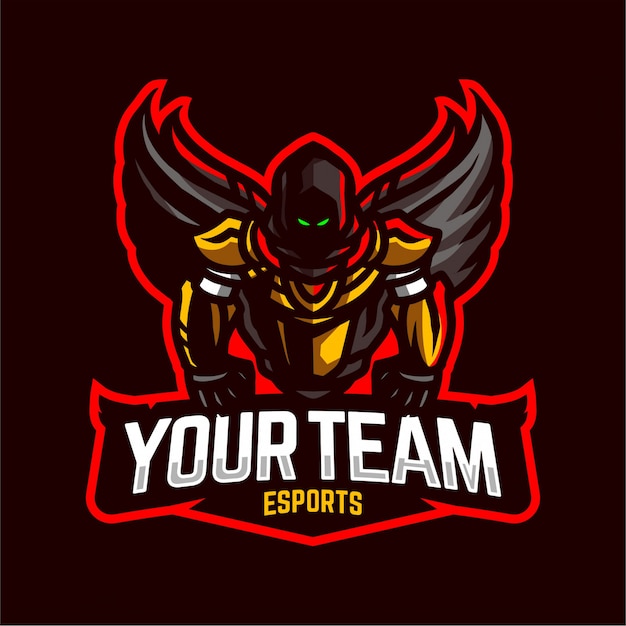 Download Free Dark Angel Mascot Gaming Logo Premium Vector Use our free logo maker to create a logo and build your brand. Put your logo on business cards, promotional products, or your website for brand visibility.
