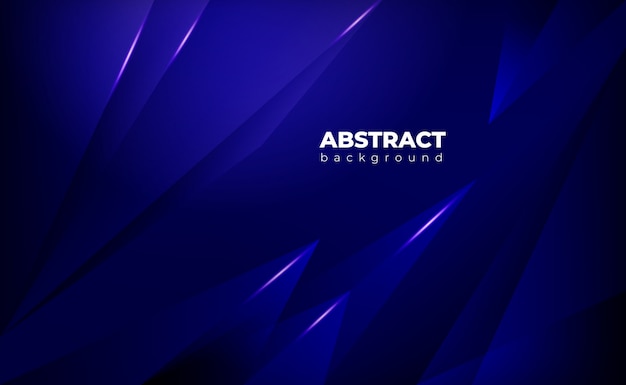 Premium Vector | Dark blue abstract geometric background