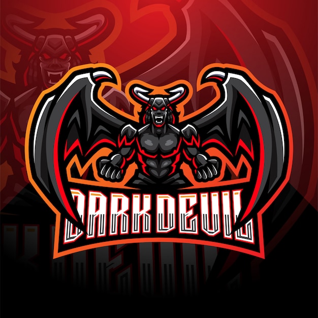 Download Free Dark Devil Esport Mascot Logo Template Premium Vector Use our free logo maker to create a logo and build your brand. Put your logo on business cards, promotional products, or your website for brand visibility.