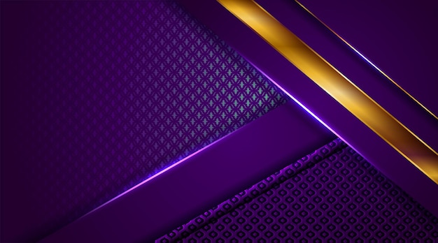 Premium Vector | Dark elegant purple metallic cyber with yellow light ...