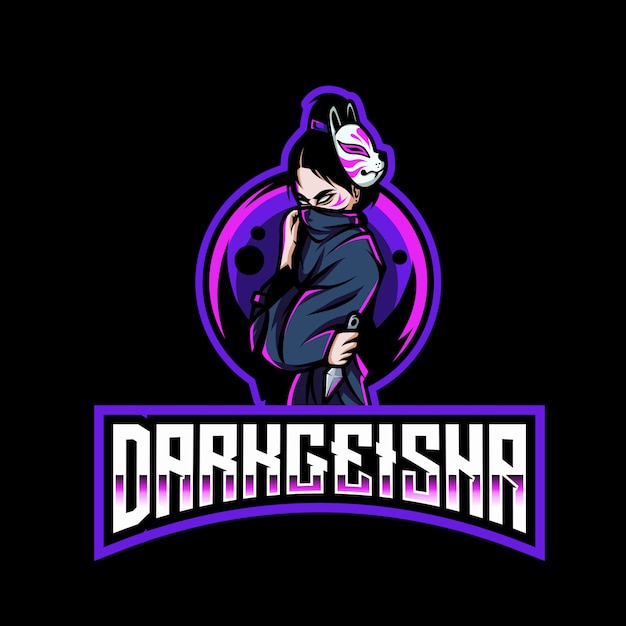 Download Free Dark Geisha Esport Logo Template Premium Vector Use our free logo maker to create a logo and build your brand. Put your logo on business cards, promotional products, or your website for brand visibility.