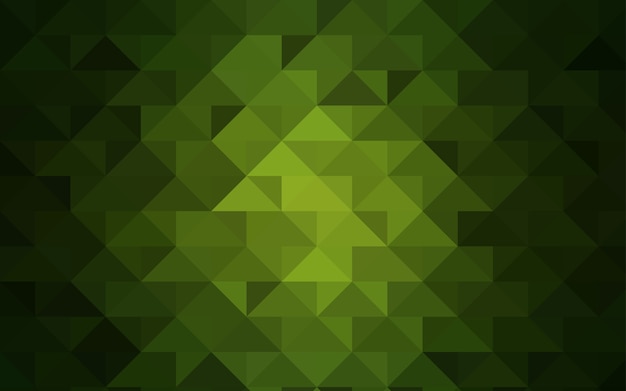 Dark green vector polygon abstract pattern | Premium Vector