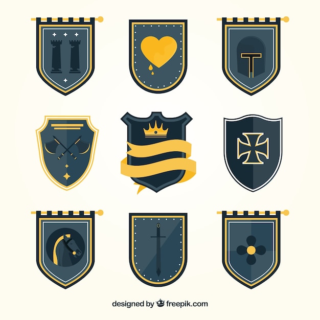 Dark knight emblem templates Vector | Free Download