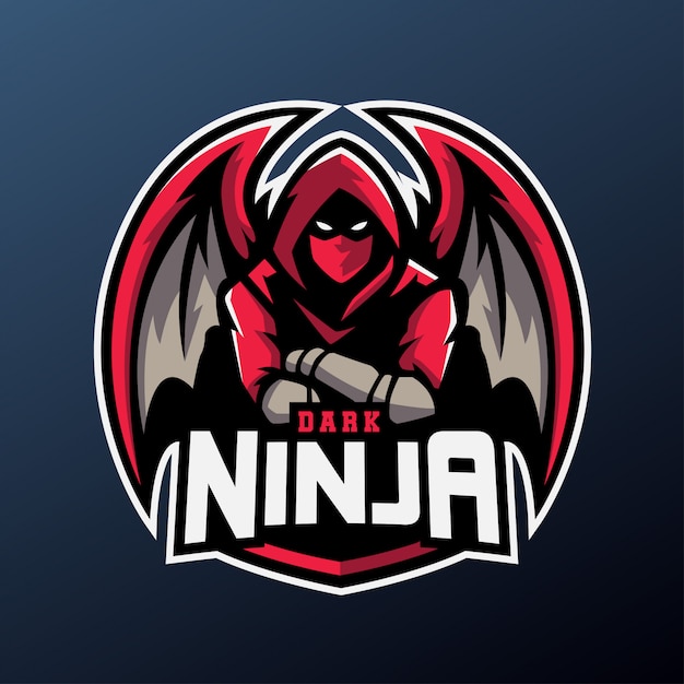 Download Free Dark Ninja Mascot For Sports And Esports Logo Isolated Premium Use our free logo maker to create a logo and build your brand. Put your logo on business cards, promotional products, or your website for brand visibility.