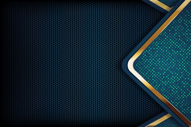 Dark overlap layers background with glitters Premium Vector