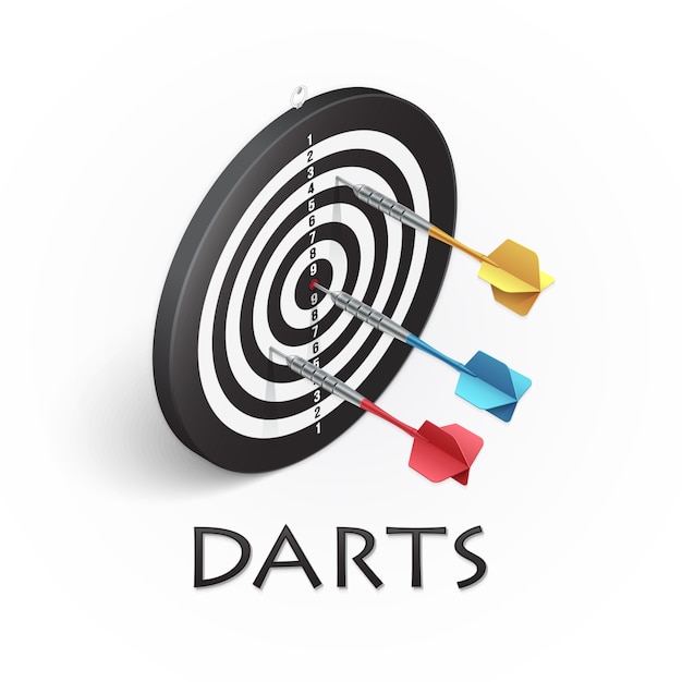 Download Free Darts Game Realistic Illustration Premium Vector Use our free logo maker to create a logo and build your brand. Put your logo on business cards, promotional products, or your website for brand visibility.