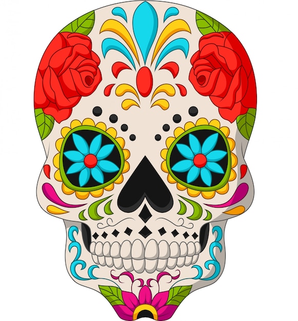 Premium Vector | Day of the dead skulls