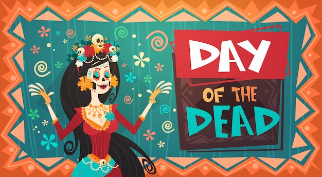 Day Of Dead Traditional Mexican Halloween Dia De Los Muertos