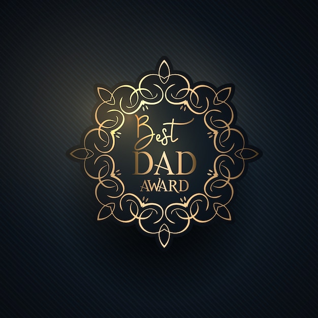 Decorative background for fathers day