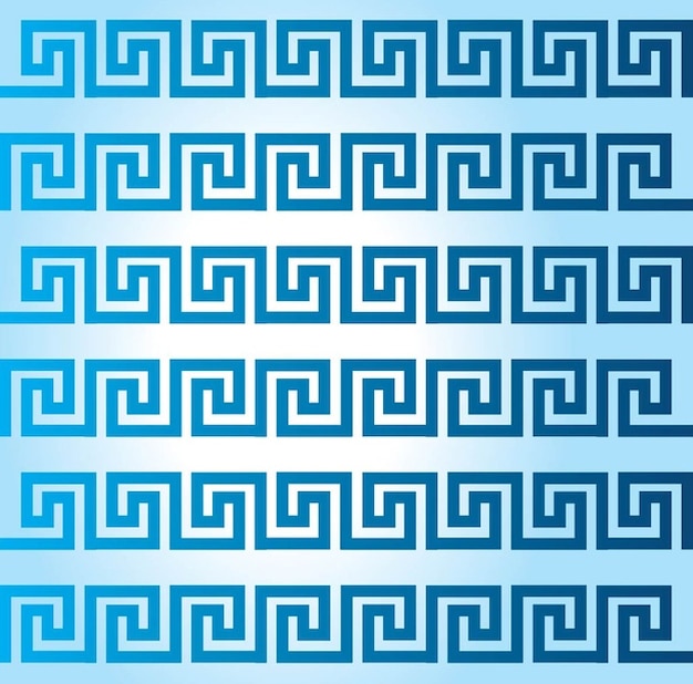 Decorative blue borders