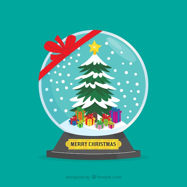 Free Vector | Decorative christmas snowball