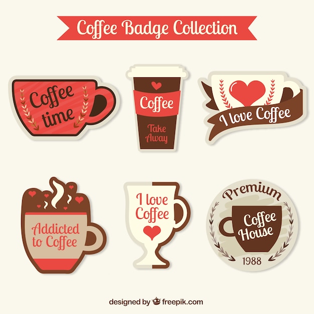 Download Free Decorative Coffee Stickers In Vintage Style Free Vector Use our free logo maker to create a logo and build your brand. Put your logo on business cards, promotional products, or your website for brand visibility.