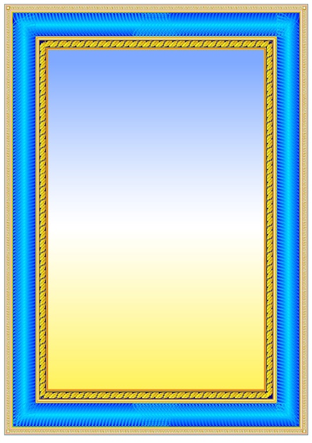 Download Decorative frame border template for diplomas or ...