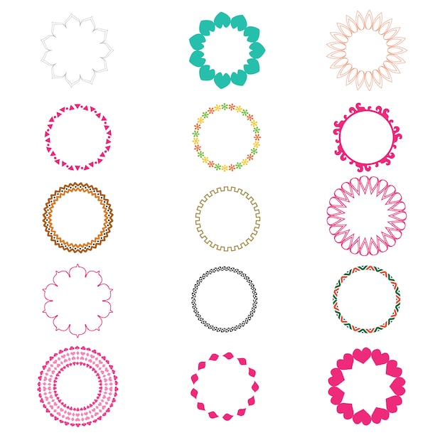 Download Free Vector | Decorative frames collection