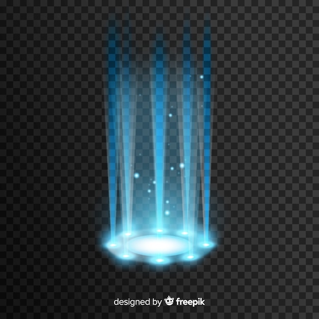 Decorative light portal effect Vector | Free Download