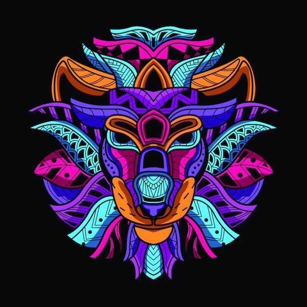 Download Free Decorative Lion Head From Neon Color Premium Vector Use our free logo maker to create a logo and build your brand. Put your logo on business cards, promotional products, or your website for brand visibility.