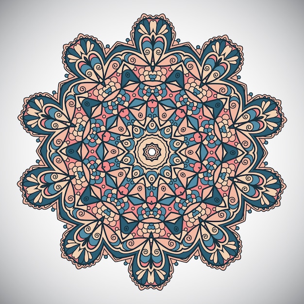 Download Free Vector | Decorative mandala design