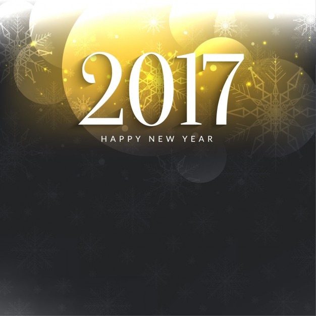 Decorative new year 2017 background Vector | Free Download