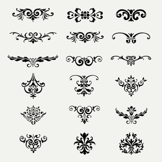 Download Free Vector | Decorative ornaments collection