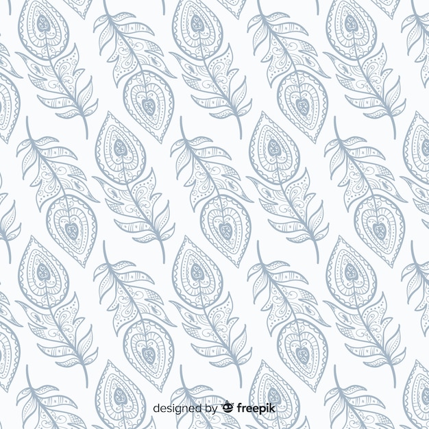 free-vector-decorative-peacock-feather-pattern