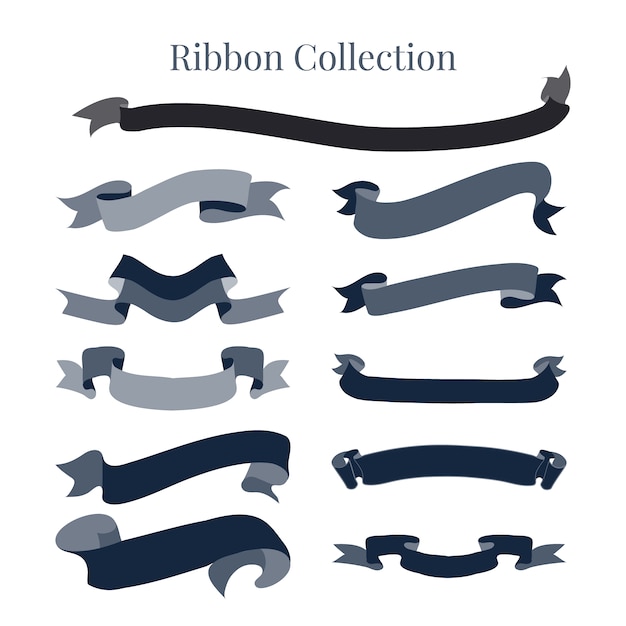 Decorative ribbons collection | Free Vector